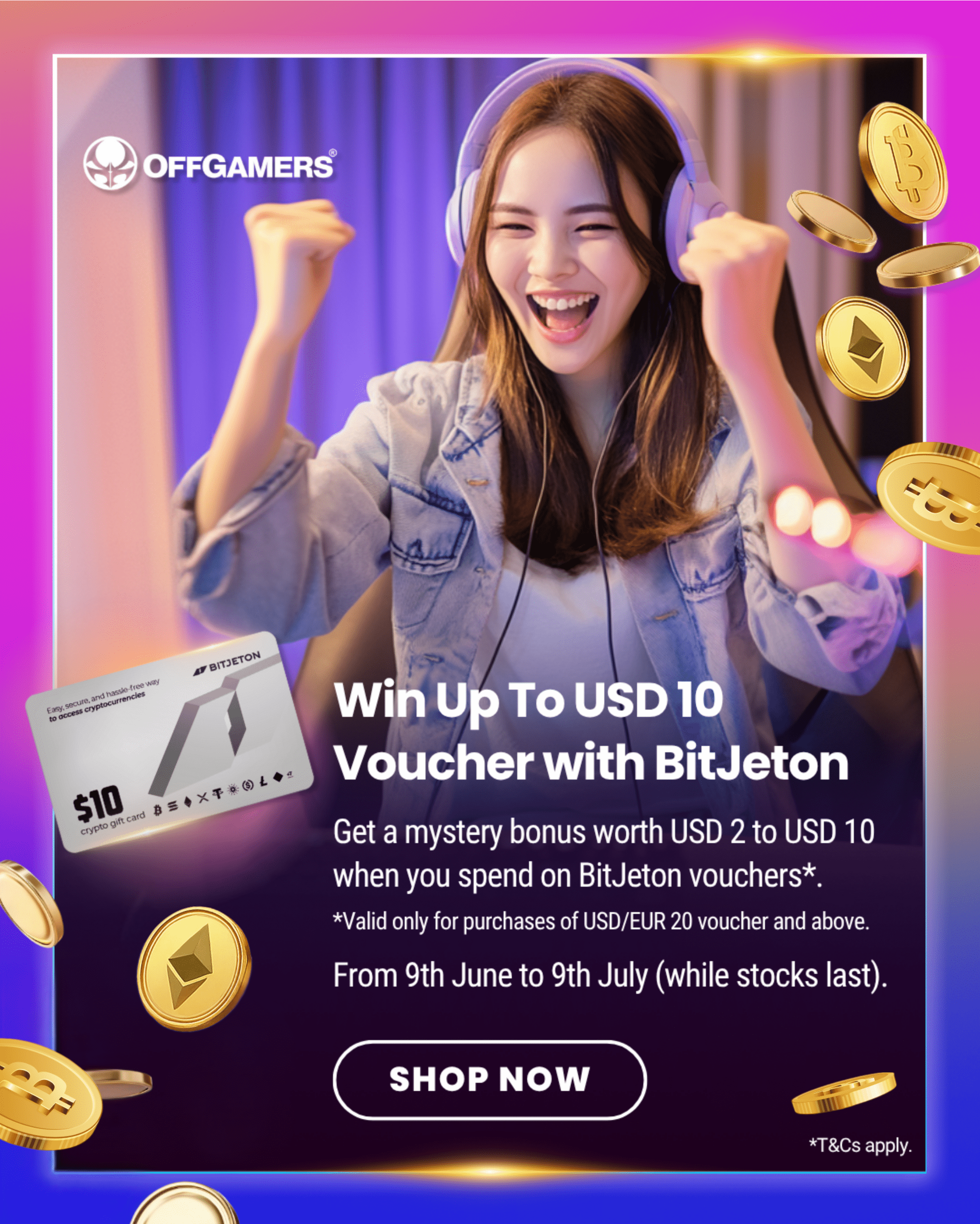 BitJeton Voucher Promo 2025: Get a Free Crypto Bonus at OffGamers